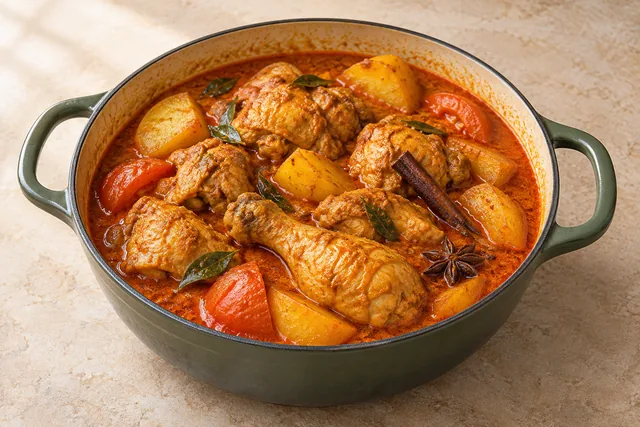 Kari Ayam Pecah Minyak
