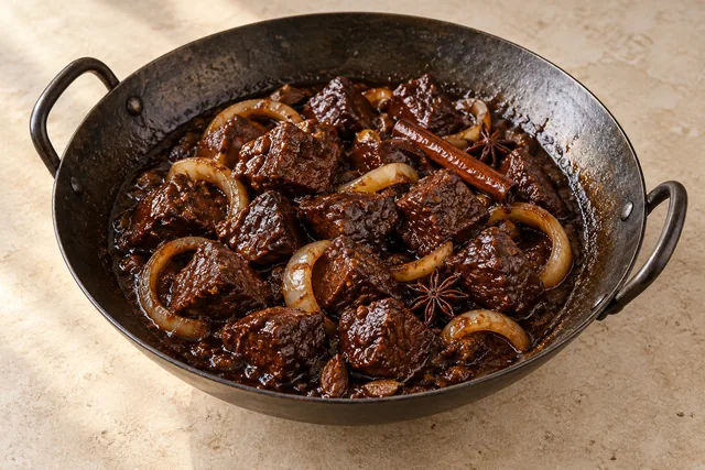 Daging Masak Hitam Berempah